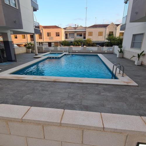 Santapolabeach in Santa Pola, Spain