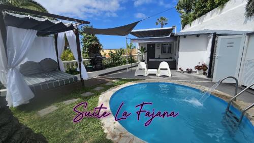 Sunset Cortes & Castro Beach la Fajana in Los Realejos, Spain