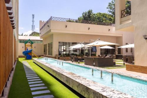 Nairobi City view1 BDRM condo with pool and gym