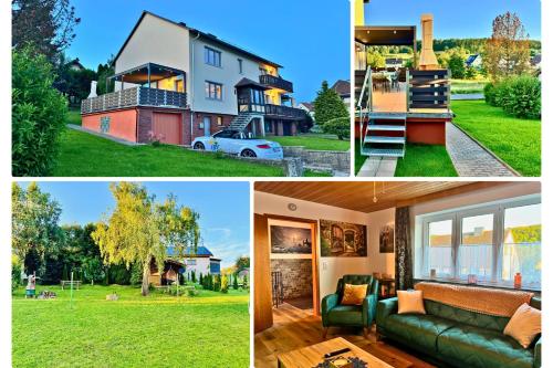 Nur 15 Minuten bis Fulda ideal zum Arbeiten Am Vulkanradweg 3 Schlafzimmer Große Terrasse Grill Ferienhaus Taufstein 1 — hotel in Herbstein