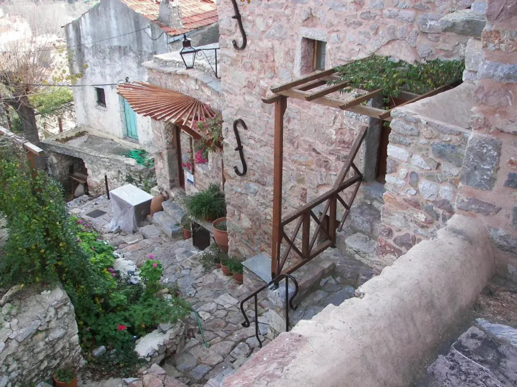 Spilia in Chios, Greece