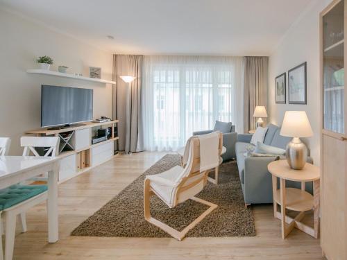Dünenpark Binz Komfortplus Ferienwohnung mit 1 Schlafzimmer und Balkon im Obergeschoss 134 — 4-Star Luxury Hotel in Ostseebad Binz, Germany