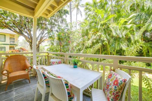 Walk to Poipu Beaches Koloa Condo with Pool Access — 4-Star Luxury Hotel in Koloa, United States