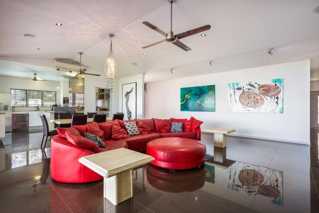 On the very top of Cairns Luxurious Entertainer - carbon neutral hotel in Bayview Heights