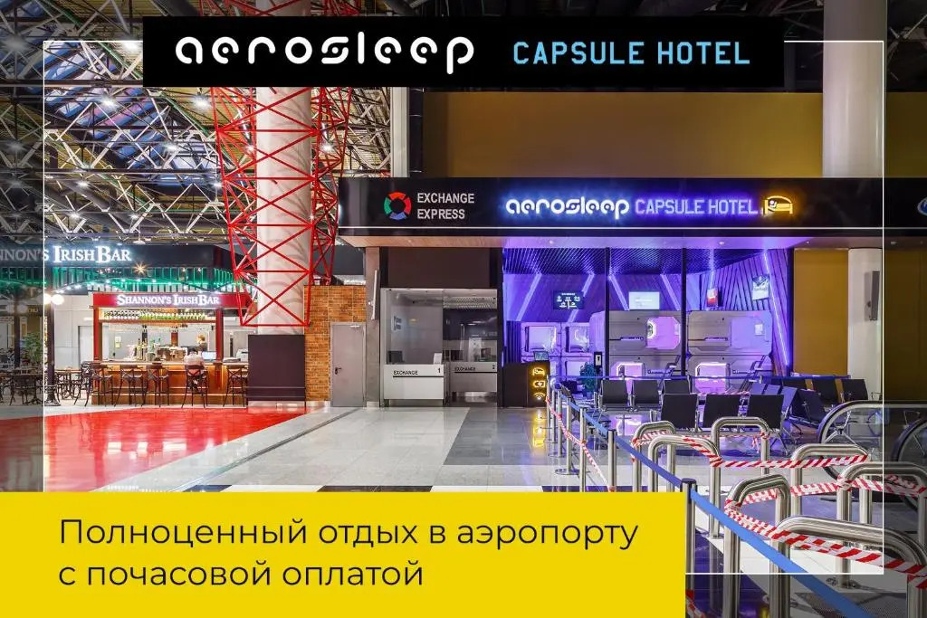 Aerosleep Sheremetyevo Terminal V — hotel near Sheremetyevo International Airport