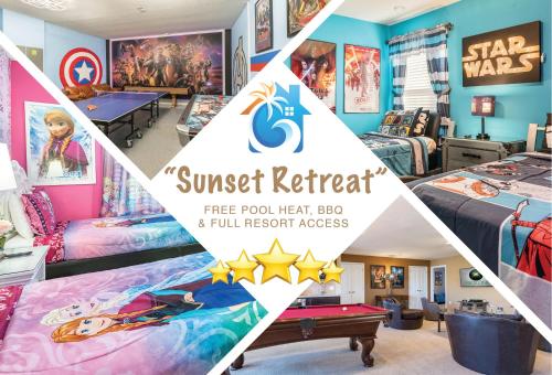 Sunset Retreat 9 Bed Stunning Pool Home — 4-Star Luxury Hotel in Kissimmee, United States