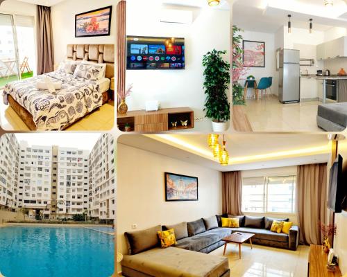 Séjour Confort Appartement bien équipé avec piscine a Agadir — 4-Star Luxury Hotel in Agadir, Morocco