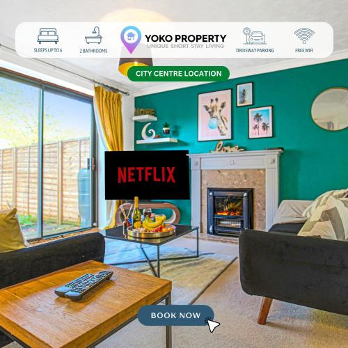 Emerald House Prime Location Driveway Parking Pool Table Fast Wifi Self Check In and Sky TV by Yoko Property — 4-Star Luxury Hotel in Milton Keynes, United Kingdom