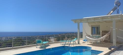 O Kairos Piscine Vue Panoramique Sur la Mer Tranquillite in Ierapetra, Greece