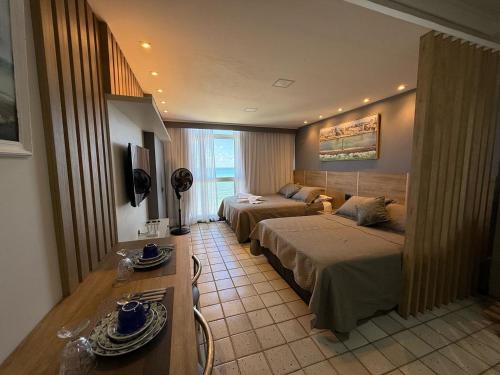 Flat frente Mar Golden Beach Piedade in Recife, Brasil