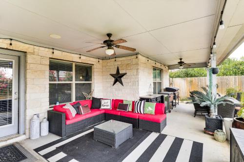 Covered Patio and Yard Spacious Leander Home — 4-Star Luxury Hotel in Leander, United States