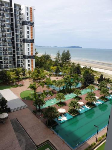 Studio with Privacy Balcony and NETFLIX at TimurBay Sea Front Residence — 4-Star Luxury Hotel in Kuantan, Malaysia