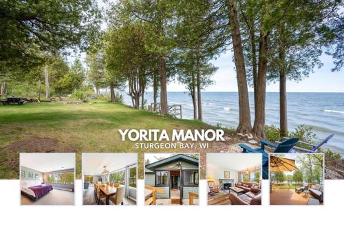 Yorita Manor Lake Front Getaway Dogs Fire Pit Deck — Sturgeon Bay