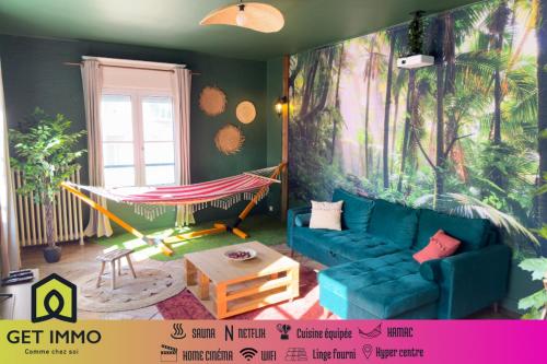 Jungle Urbain Sauna CinAc Hamac Hyper centre in Amiens, France