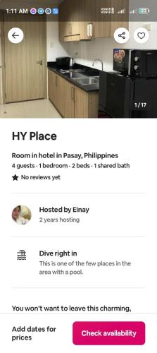 HY Place Manila - last minute hotel in Manila