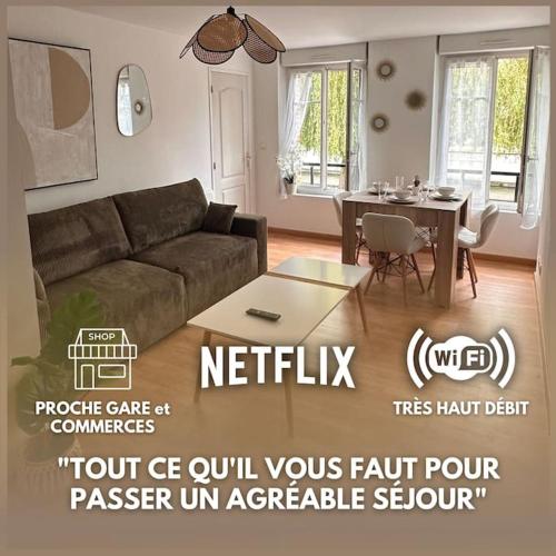 T3 Confortable a Abbeville Baie de Somme in Abbeville, France