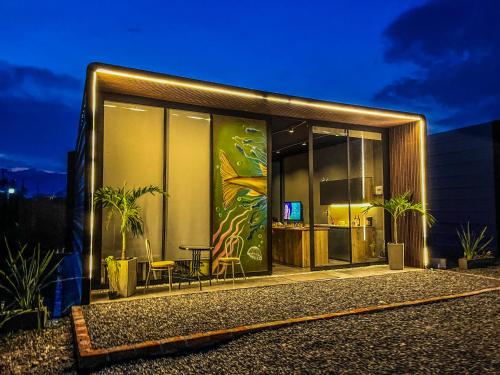 G1 Village Cabaña Modular Campestre con Piscina Recepción Digital 24H Vereda Aparco Ibagué in Ibague, Colombia