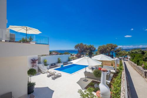 Luxury villa Punat with pool with sea view 50m from the beach by WiiBuk — 4-Star Luxury Hotel in Krk, Croatia