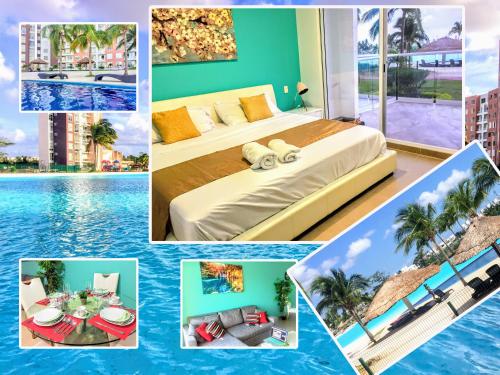 Escape al Caribe con una vista impresionante en Pilarita's Dream Lagoons — 4-Star Luxury Hotel in Cancun, Mexico
