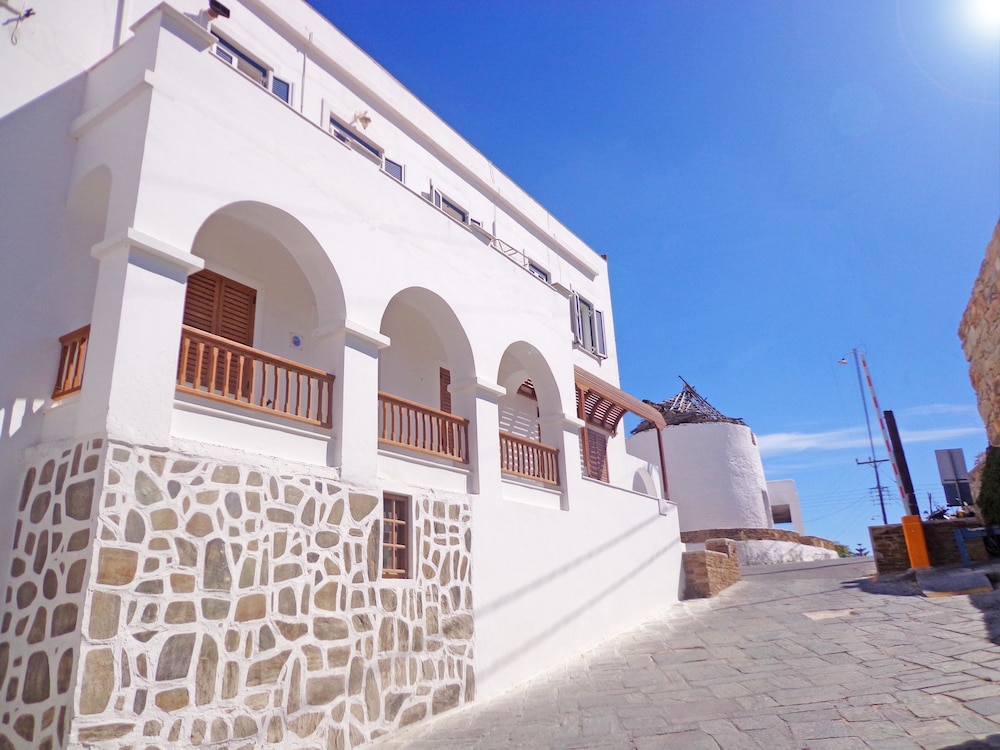 The Windmills in Ios, Greece