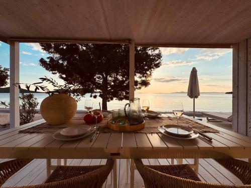 Buqez Eco Resort calm beach house 23 in Pakostane, Croatia