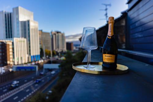 The Skyline Suite Private Balcony Views — 4-Star Luxury Hotel in Glasgow, United Kingdom