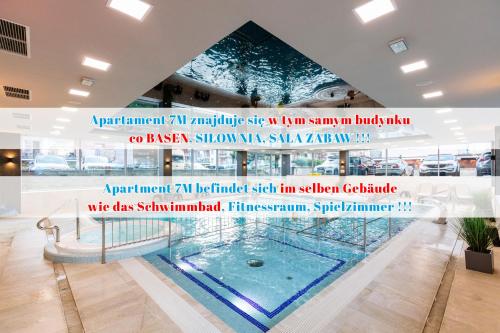 Apartament 7M z Basenem w jednym budynku Rewal free private parking Park rozrywki HOSSOLAND 30 minut — 4-Star Luxury Hotel in Rewal, Poland