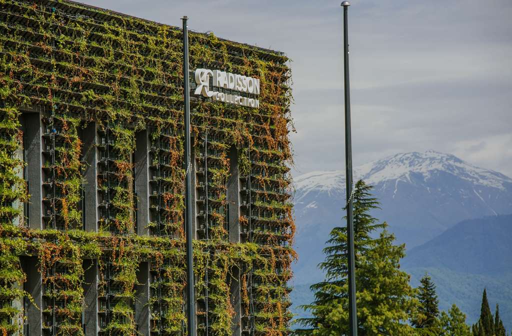 Radisson with the backdrop of Caucasus mountains