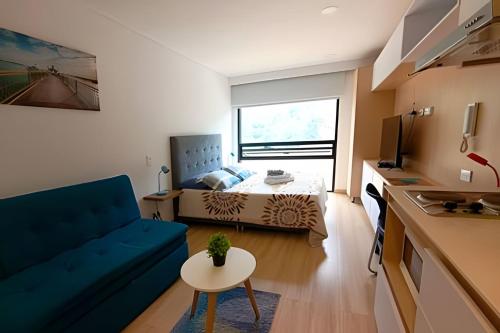 AH Loft cama Queen City View Usaquén Bogotá — 4-Star Luxury Hotel in Bogota, Colombia