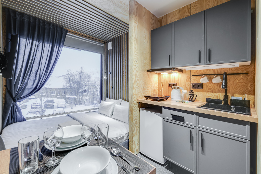 Modul Otel YAVR ot Sokroma Hotel in Kirovsk, Russia