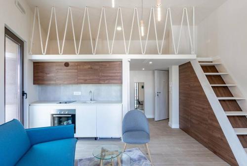 Mini Condos 13 D1 Modern Studio with mezzanine — 4-Star Luxury Hotel in Tivat, Montenegro