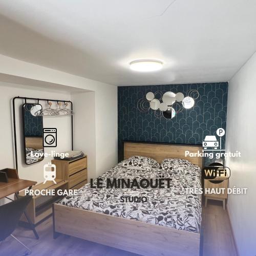 Le Minaouet Studio Confort Gare Rosporden in Rosporden, France