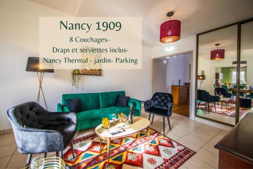 Nancy Thermal a 2 Min Le 1909 8 Pers Parking Chez Julie in Nancy, France