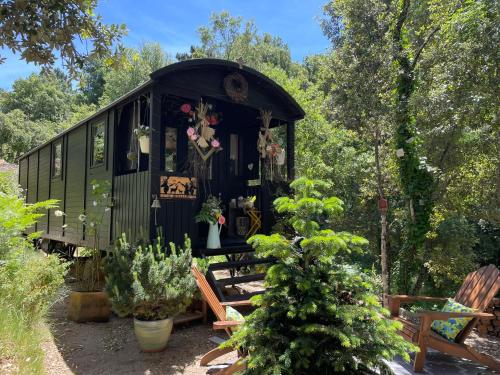 Roulotte insolite U tragulinu in Zonza, France