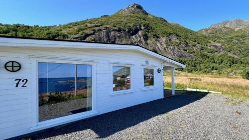 Peaceful village of Nesland in Ramberg, Norway