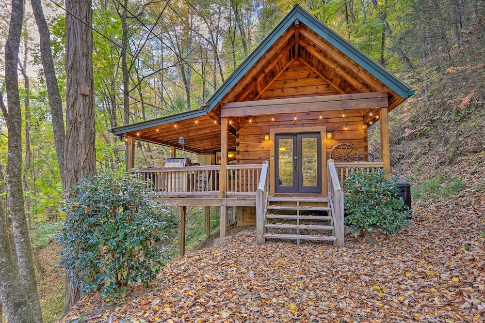 Fireplace and Foliage Quaint Blue Ridge Cabin — 4-Star Luxury Hotel in Blue Ridge, United States