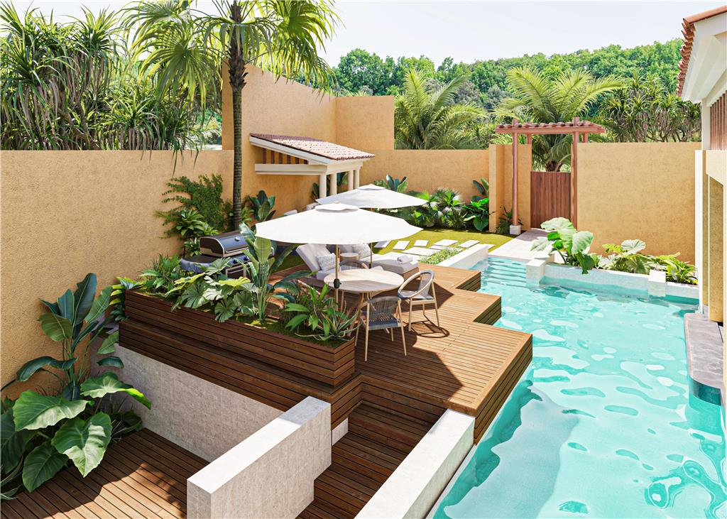 BTMXMY BLISS POOL VILLA POOL DECK