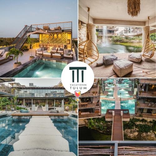 Divine 1BR Swim Up with Cenote and Gym — 4-Star Luxury Hotel in Tulum, Mexico
