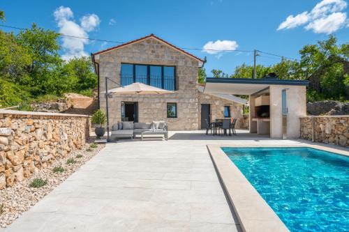 Hideaway Stonehouse pool for 2 Dalmatia Imotski in Unknown City, Croatia