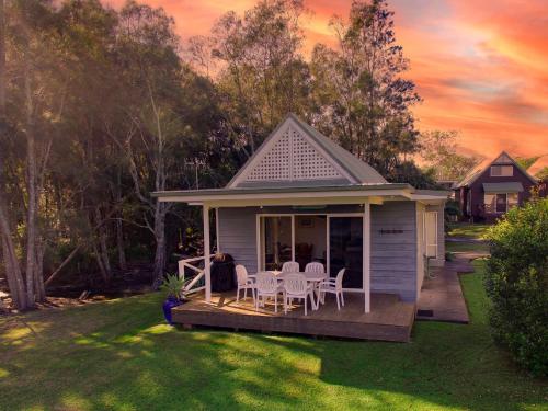 Beach Shack on the Lagoon in Unknown City, Australia