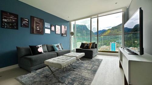 Apartaestudios con vista en el centro de Bogotá — 4-Star Luxury Hotel in Bogota, Colombia