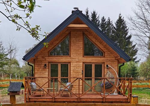Hygge Z Kominkiem I Sauna Piasek Cedynia Chojna — Piasek