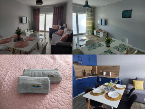 Apartamenty z tarasami Miętowy spokój 15 Romantyczna szarość 16 Niebieska elegancja 17 maksymalnie dla 6 osób — 4-Star Luxury Hotel in Pobierowo, Poland