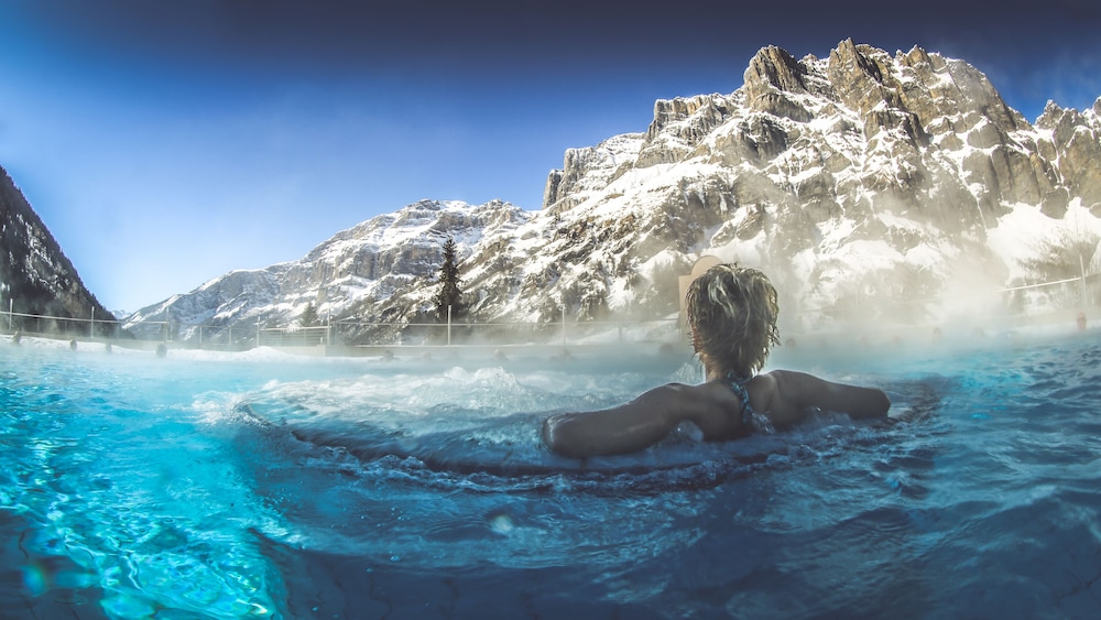 Thermalhotels & Walliser Alpentherme Spa in Leukerbad, Switzerland