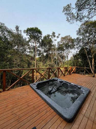 Sítio São Pedro de Alcântara com Spa Sauna in Sao Jose, Brasil