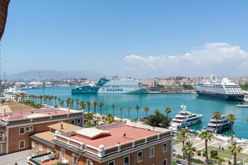 Malagueta panoramic views — 4-Star Luxury Hotel in Malaga, Spain