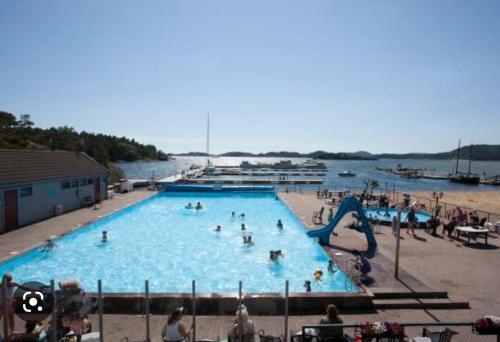 Panorama havutsikt Tjønneveien in Kristiansand, Norway