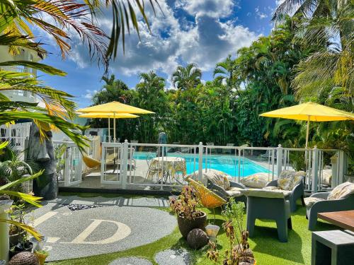 GREEN LORD DOMAINE Lodges Piscine & Spa Bar & Lounge Restaurant gastronomique in Lamentin, Guadeloupe
