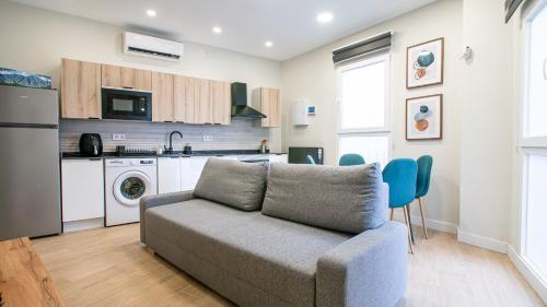 Madrid Confort Urbano 1 Dormitorio AC Wifi Cocina