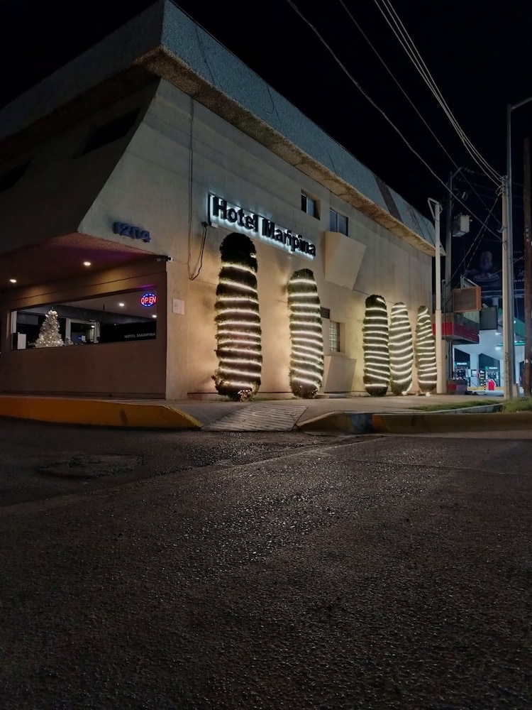 Front of property - evening/night